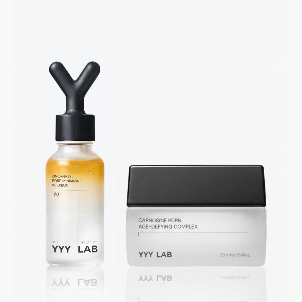 YYYLAB - Glass Skin Duo (ZINC-HAZEL Pore Minimizing Infusion + CARNOSINE PDRN Age Defying Complex)